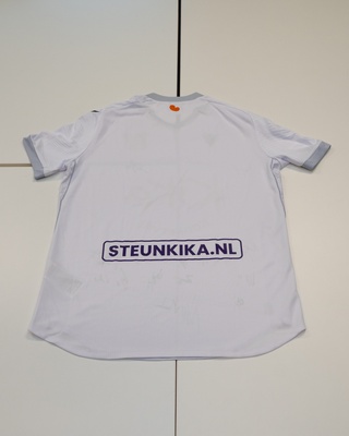 Voetbalshirt – SC Heerenveen Macron, wit, gesigneerd, L