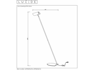 Lucide Hester Vloerlamp GU10 Wit
