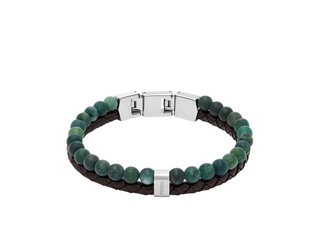 Fossil JF04854040 Heren Armband Zilverkleurig