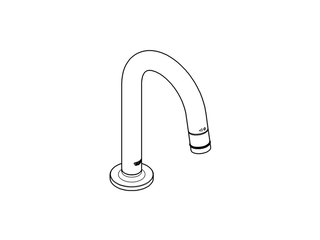 Grohe Universal Toiletkraan met hoge C uitloop brushed hard Graphite