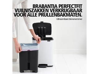 Brabantia Bo Pedaalemmer 7liter Matt Steel