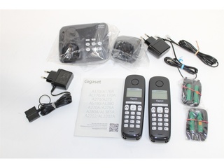 Gigaset AL220A Duo v2  Duo DECT Telefoon  Zwart
