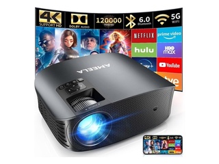 Ameela 4Kprojector met WiFi en Bluetooth