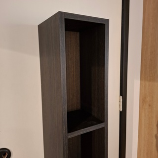 Badkamerkast Elise, maatwerk, dark oak