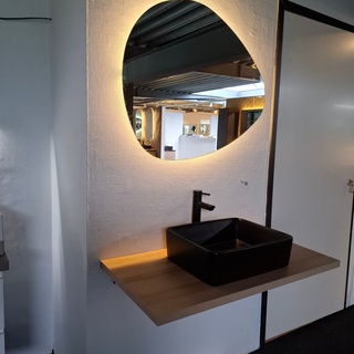 Wastafelset Solar, eiken