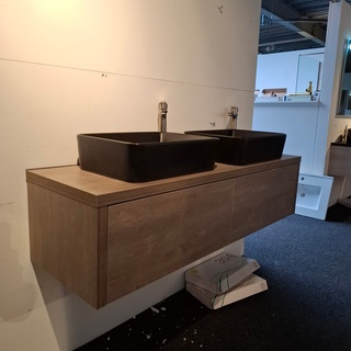 Badmeubel HR badmeubelen, Bloxx, concrete oak