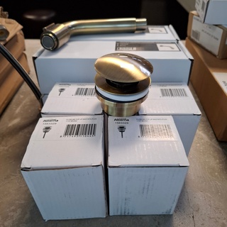 4x Wastafelkraan Alterna, Piccolo, brons