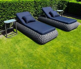 Ligbeddenset Vonato, Nureya, donker antraciet