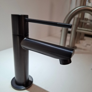 Fonteinkraan mat zwart