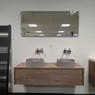Badmeubel HR badmeubelen, Bloxx, concrete oak
