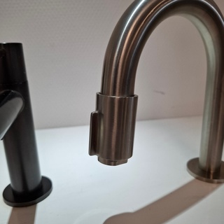 Fonteinkraan rvs geborsteld