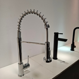 Keukenkraan glans chroom
