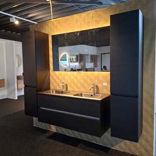 Badmeubel HR badmeubelen, Lorencio, black oak