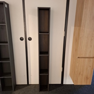 Badkamerkast Elise, maatwerk, dark oak