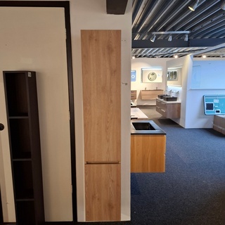 Hoge kast HR badmeubelen, Lorencio, eiken
