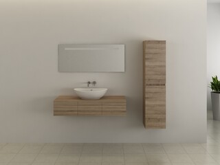 Badkamermeubel Vonato, Eco 60, hout decor