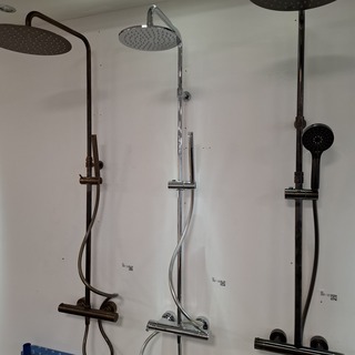 Regendoucheset Xenz, Cinca, chroom