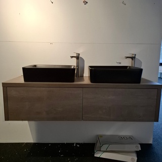 Badmeubel HR badmeubelen, Bloxx, concrete oak