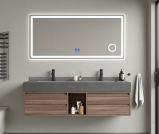 Badkamermeubel Vonato, Liora 150, hout decor