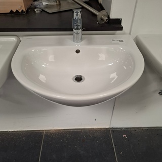 Wastafelset Geberit, glans wit