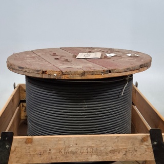 Kabel op houten haspel, Draka