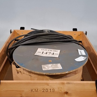 Rol touw op houten haspel en 1x kabel, O.a. Phillystran