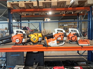 5x Divers tuingereedschap, O.a. Stihl En Stiga