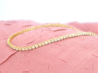 Gouden tennisarmband met diamanten 3.00 carat