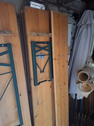 4x Biertafel compleet
