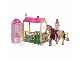 Barbie Mysteries The Great Horse Chase Paard Droomstal Speelset