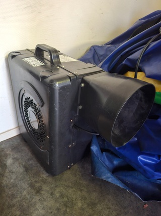 Springkussen met blower
