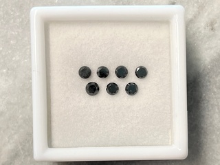 Diamant – 1.09 carat natuurlijke zwarte diamant (gecertificeerd)
