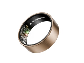Ultrahuman Ring Air Smart Ring Geborsteld Rosegoud Maat 8