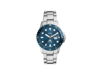 Fossil Blue FS6050 Horloge Staal Zilverkleurig 42 mm