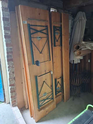4x Biertafel compleet