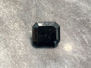 Diamant – 10.61 carat natuurlijke zwarte diamant