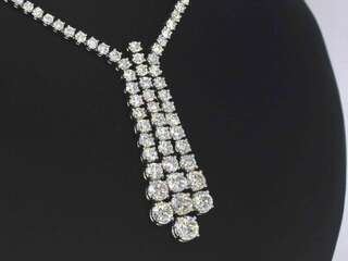 Diamanten collier met 7.50 carat aan briljanten