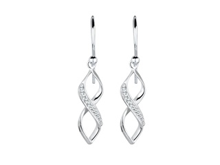 Elli Infinity Dames Oorhangers 925 Sterling Zilver