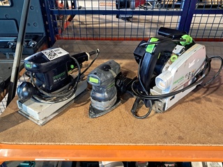 3x Elektrisch Handgereedschap, Festool