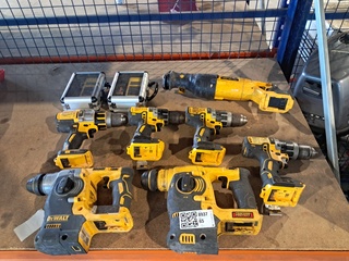9x Accu gereedschap, DeWalt
