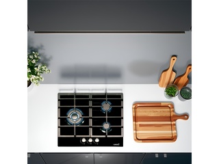 Cata LCIB6021BK Gaskookplaat 60 cm