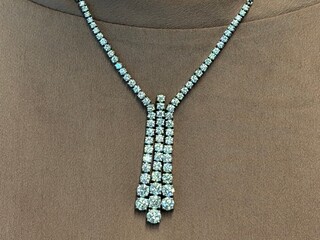 Diamanten collier met 7.50 carat aan briljanten