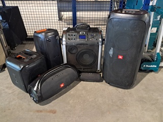 6x Diverse speakers, O.a. JBL & RDpowerdynamics