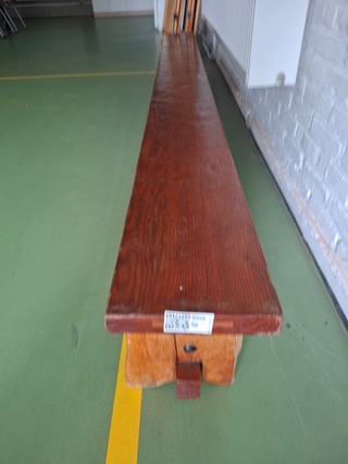 Vintage houten gymbank