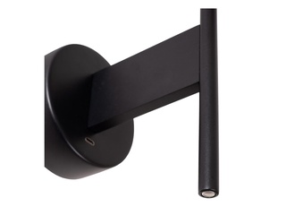 Lucide Magic Wandlamp 1xE27 Met USB oplaadpunt Zwart