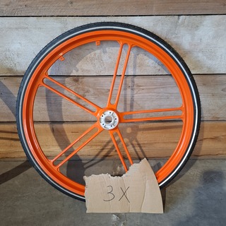 9x Fiets voorwiel met velg