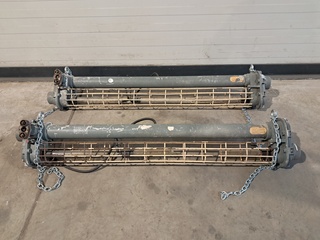 2x Antieke explosieveilige Hanglamp, DEPOSE