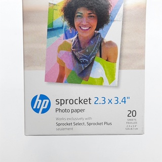 Ca. 216x Verpakking fotopapier, Hp, Sprocket 2.3×3.4”