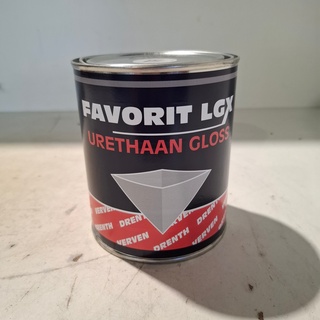10 x 1 liter LGX Hoogglanslak Zwart, Drenth, Zwart
