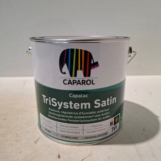 4 x 2,5 liter Caparol Trimaxx Satin, wit
